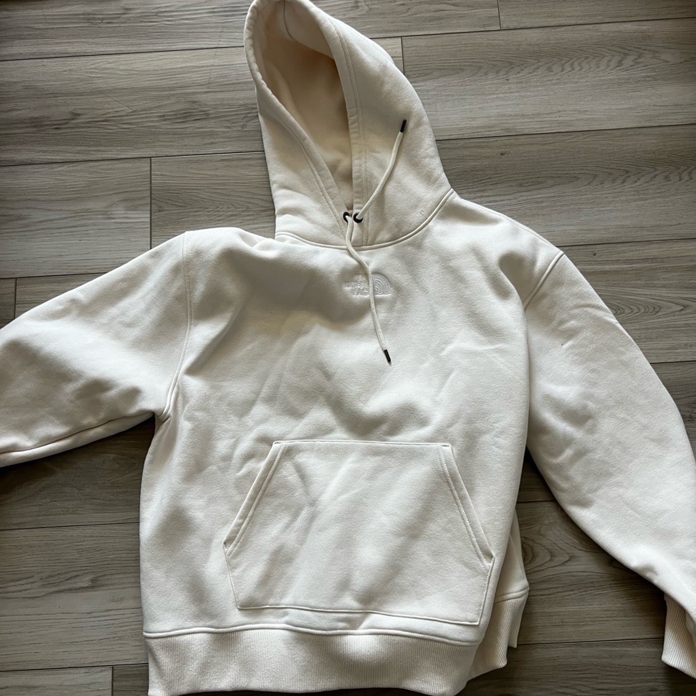 Cream North Face Hoodie